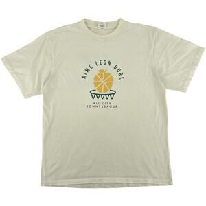 Men's Cream Aime Leon Dore x New Balance SONNY League Tee Graphic T Shirt Sz S